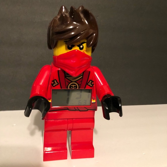 Lego Ninjago Masters Of Spinjitzu Kai Red Ninja 9” Alarm Clock